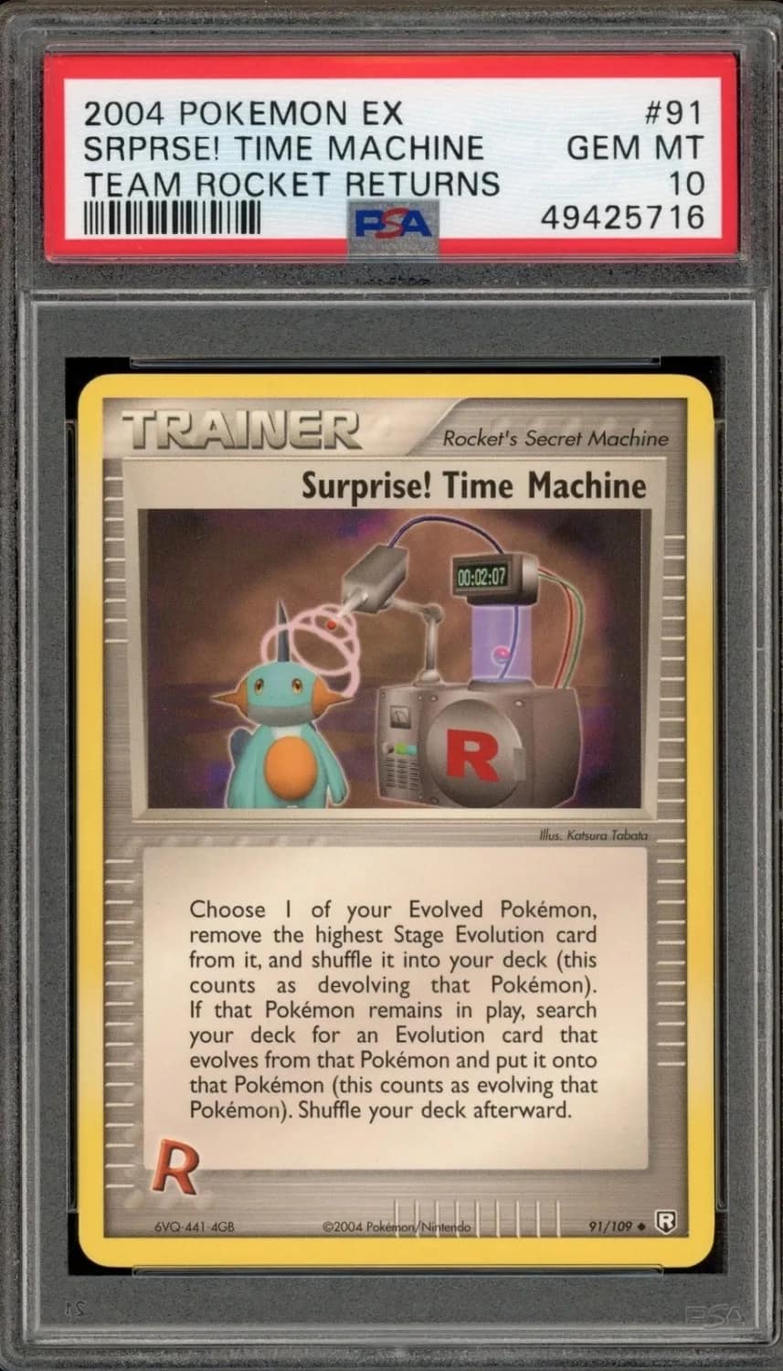 Surprise! Time Machine