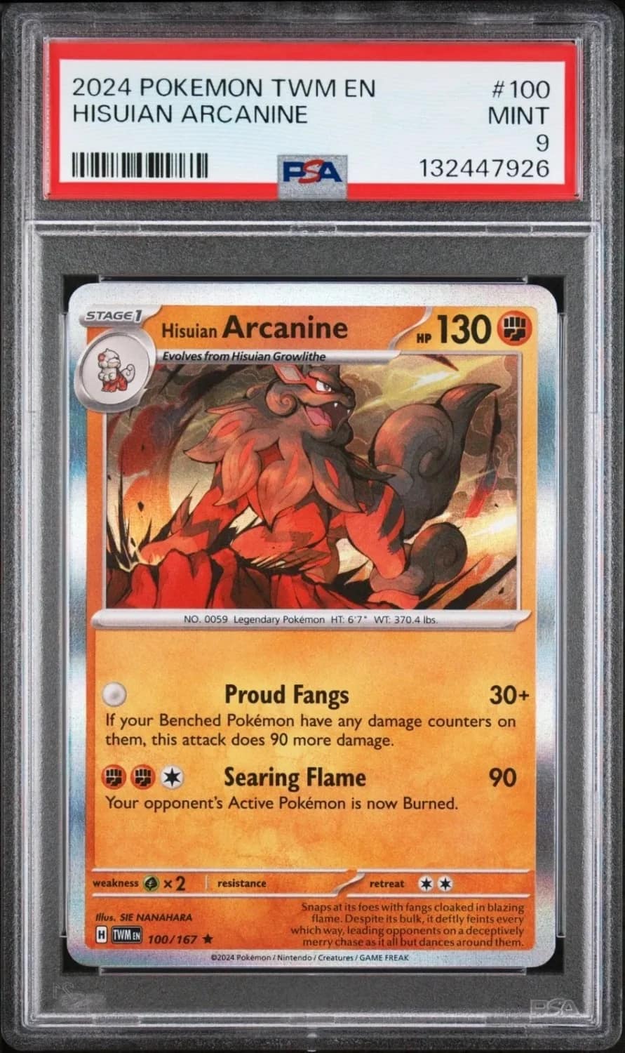 Hisuian Arcanine