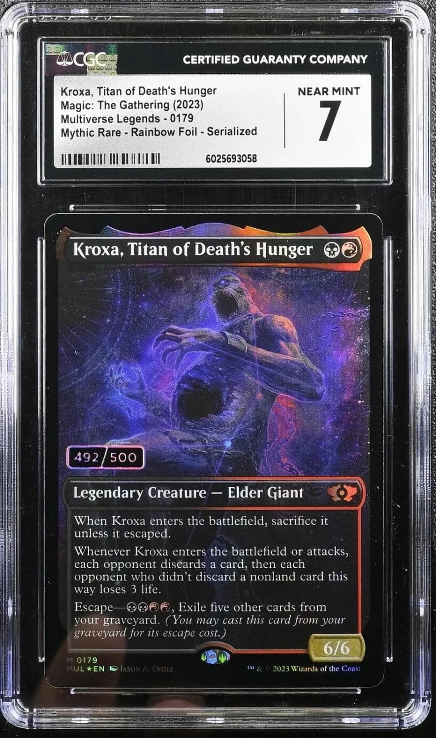 Kroxa, Titan Of Death'S Hunger