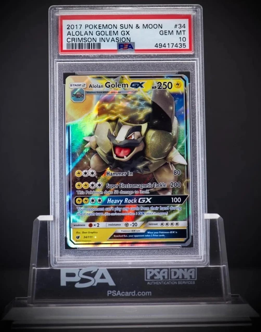 Alolan Golem Gx