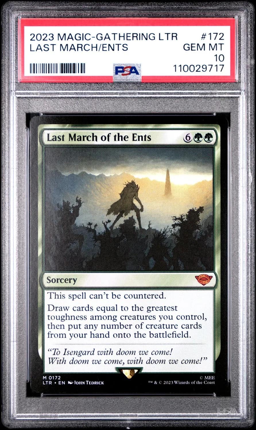 Last March/ents