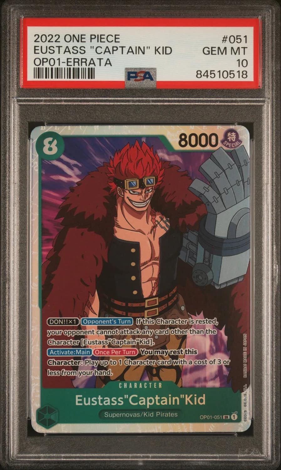 Eustass "captain" Kid