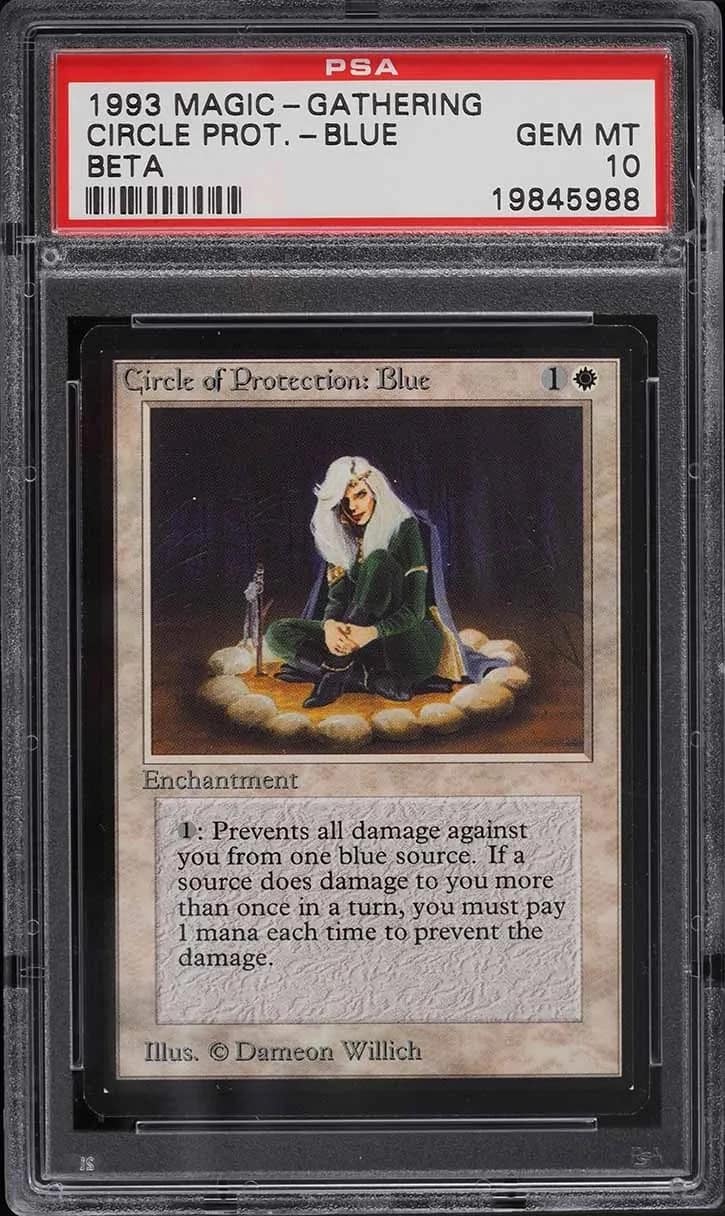 Circle/protect: Blue