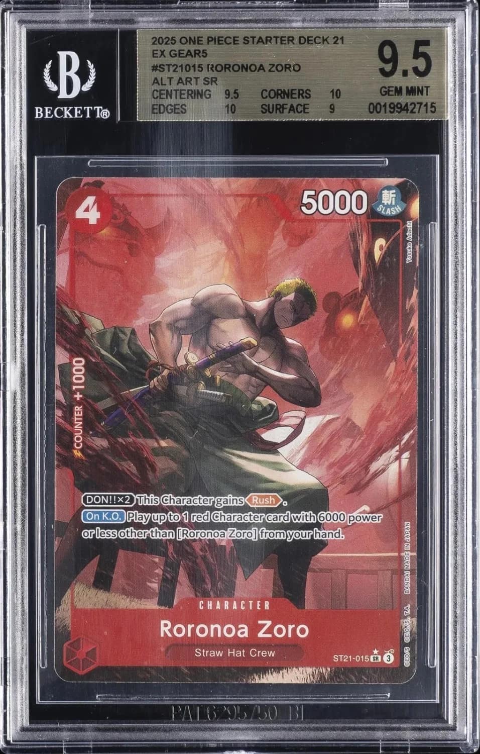 Roronoa Zoro Alt Art Sr