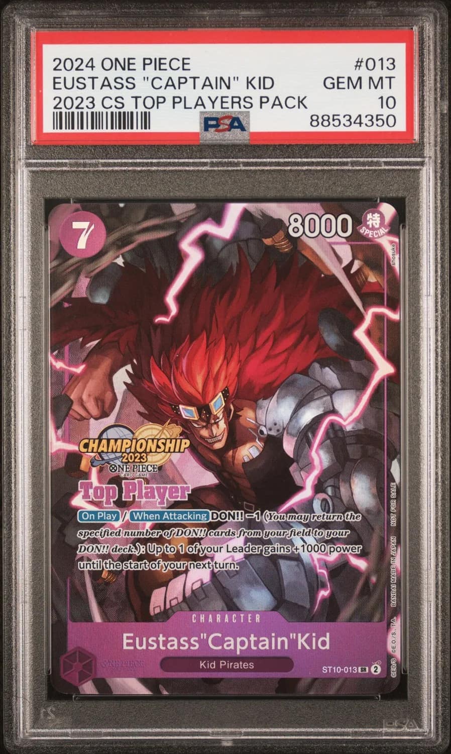Eustass "captain" Kid