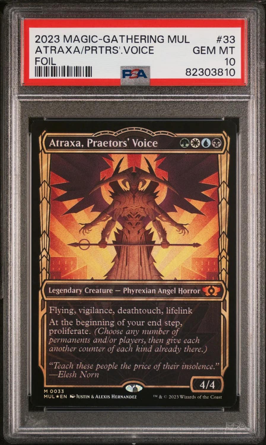 Atraxa, Praetors' Voice