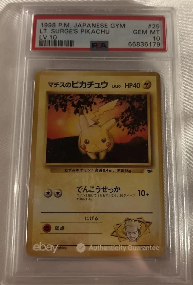 Lt. Surge'S Pikachu