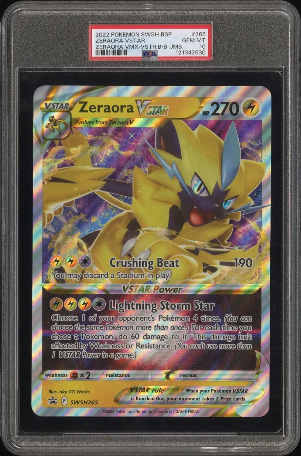 Zeraora Vstar