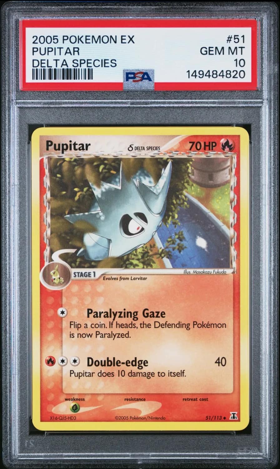 Pupitar δ