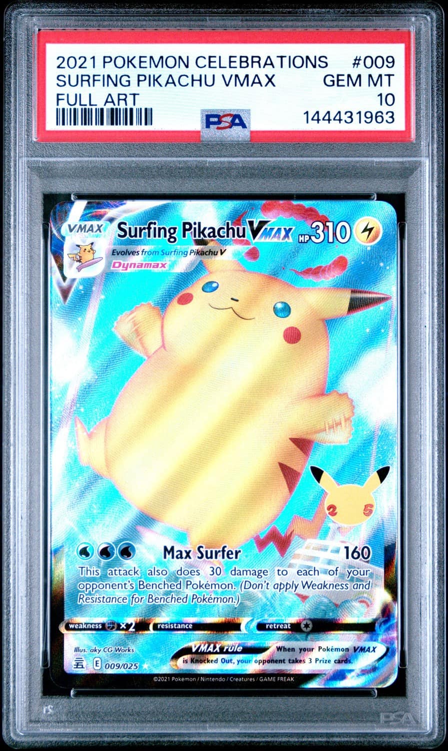 Surfing Pikachu Vmax