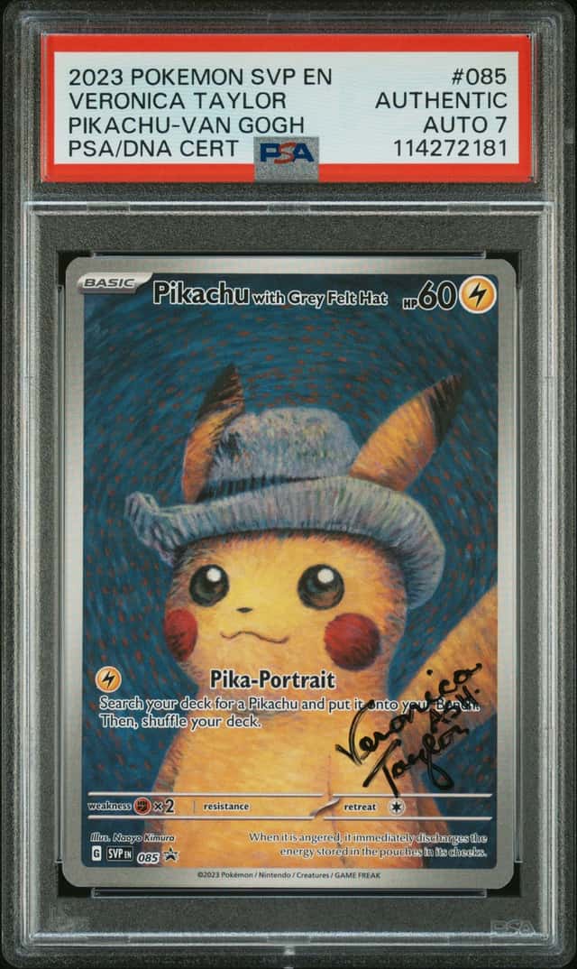 Pikachu/Grey Felt Hat
