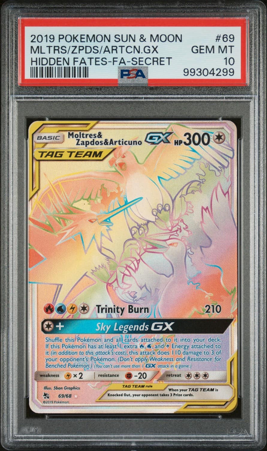 Moltres & Zapdos & Articuno Gx