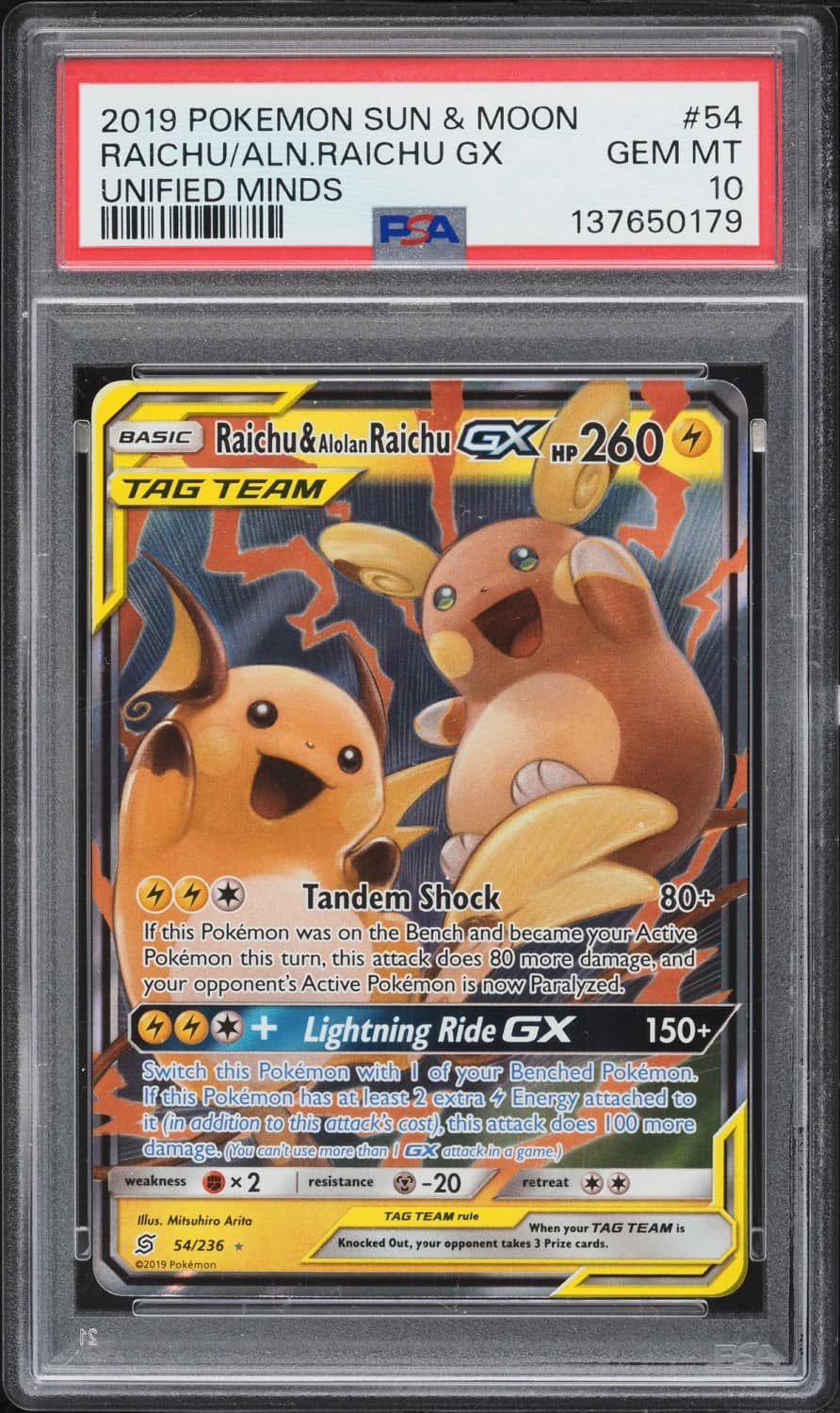 Raichu & Alolan Raichu Gx