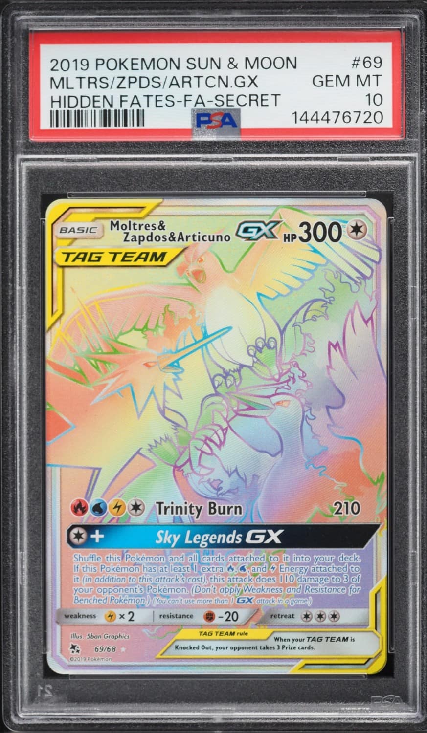 Moltres & Zapdos & Articuno Gx