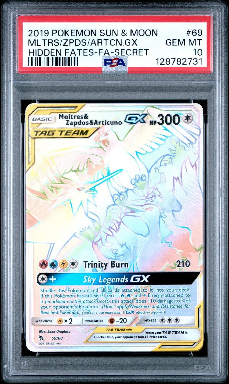 Moltres & Zapdos & Articuno Gx