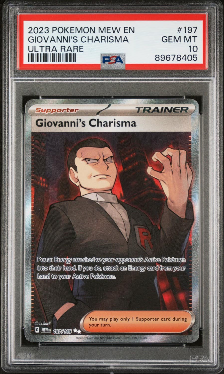 Giovanni'S Charisma