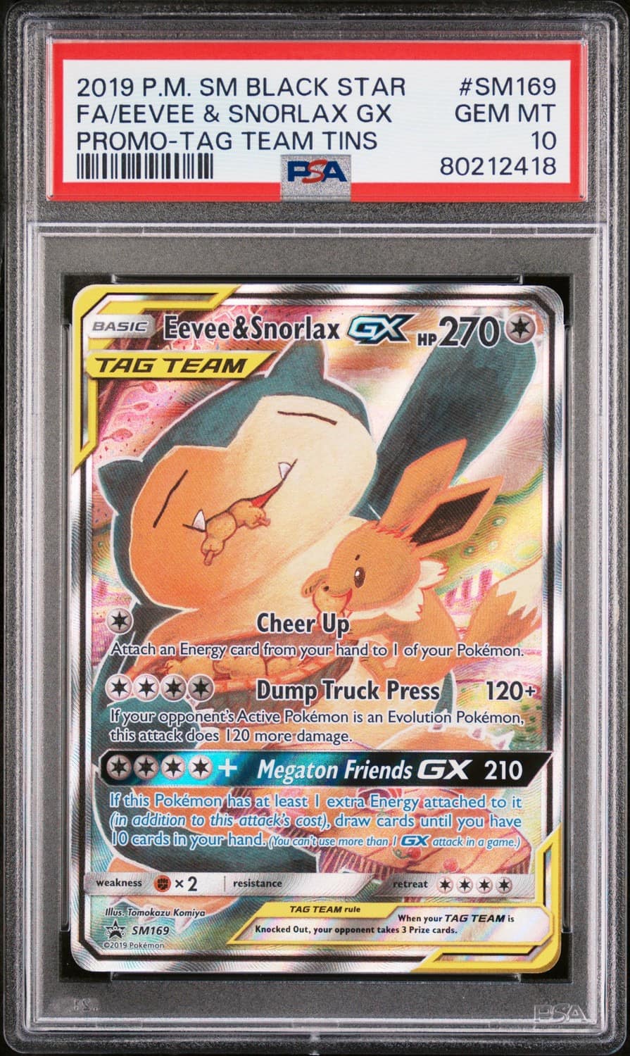 Eevee & Snorlax Gx
