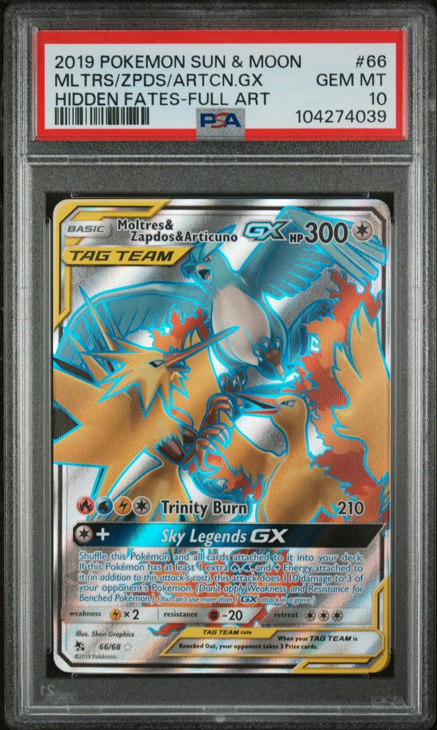 Moltres & Zapdos & Articuno Gx