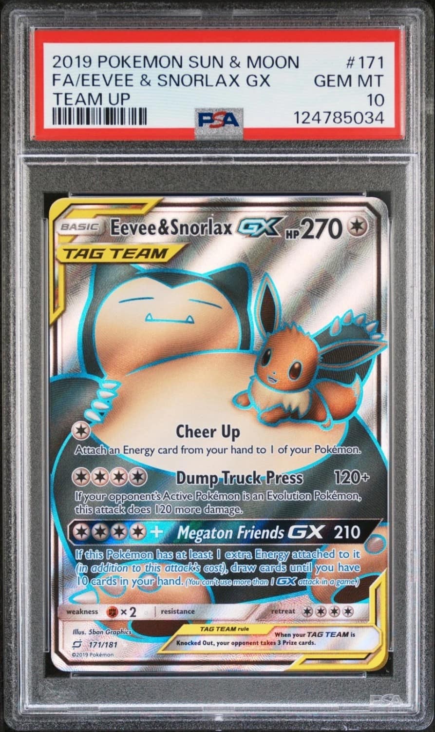 Eevee & Snorlax Gx