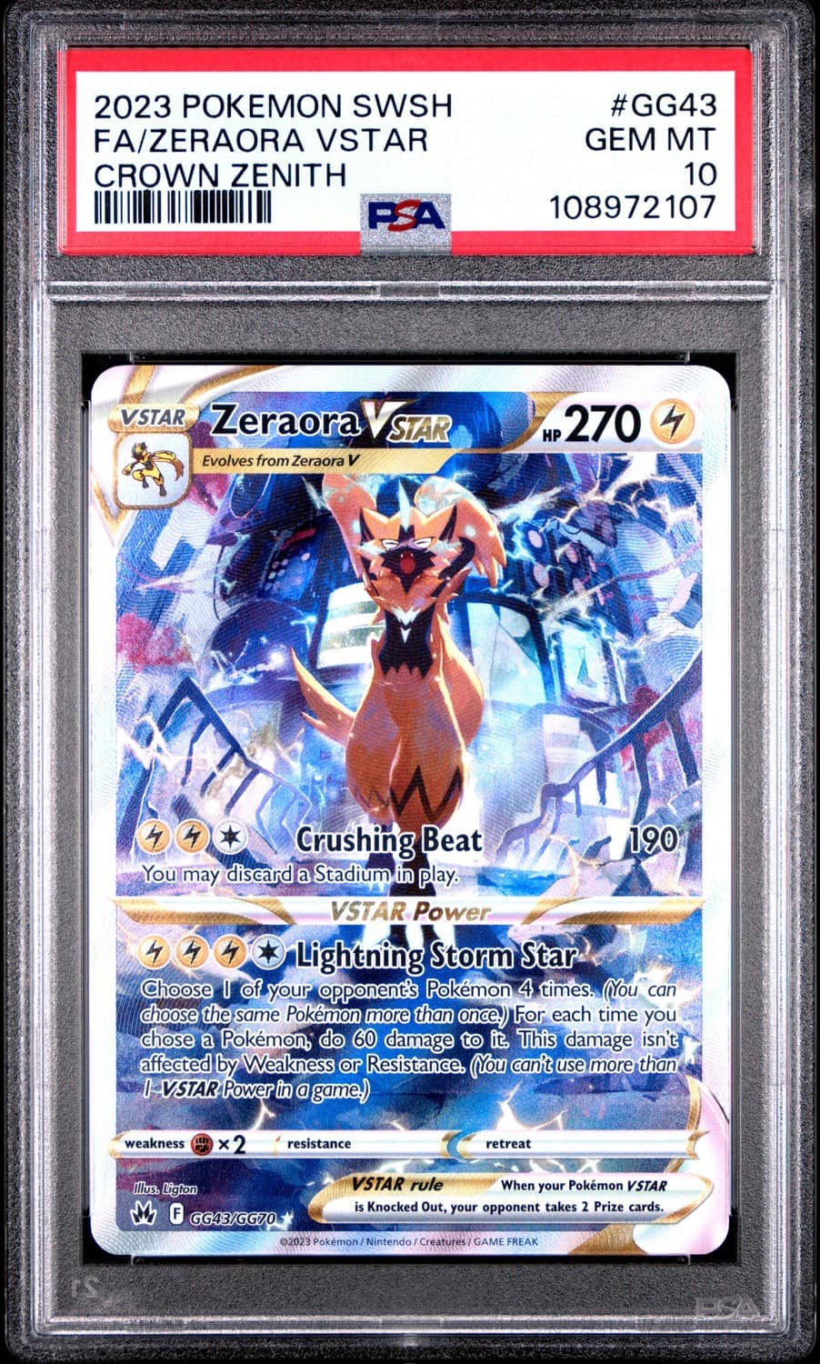 Zeraora Vstar
