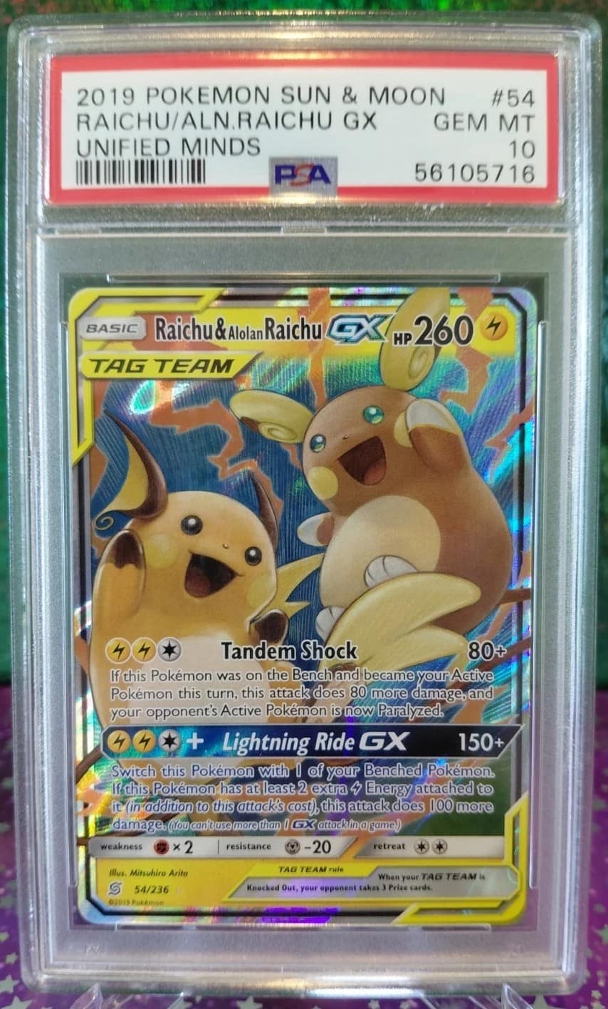 Raichu & Alolan Raichu Gx