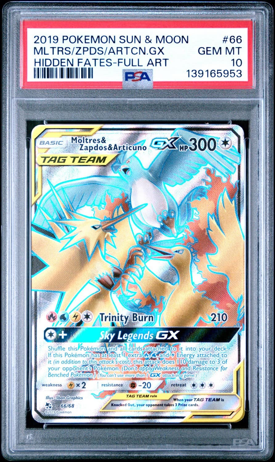 Moltres & Zapdos & Articuno Gx
