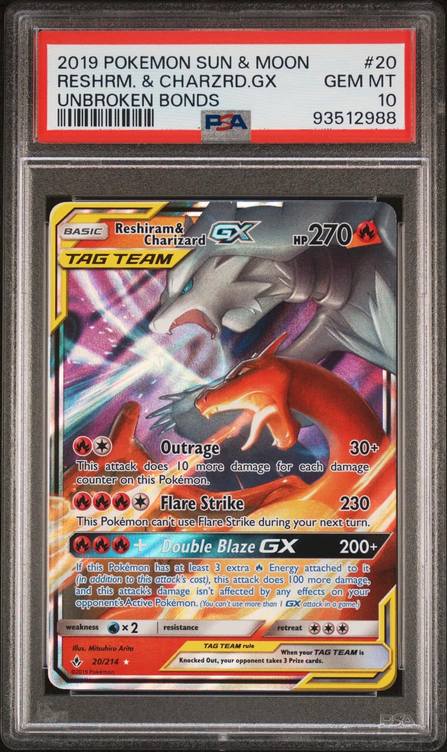 Reshiram & Charizard Gx
