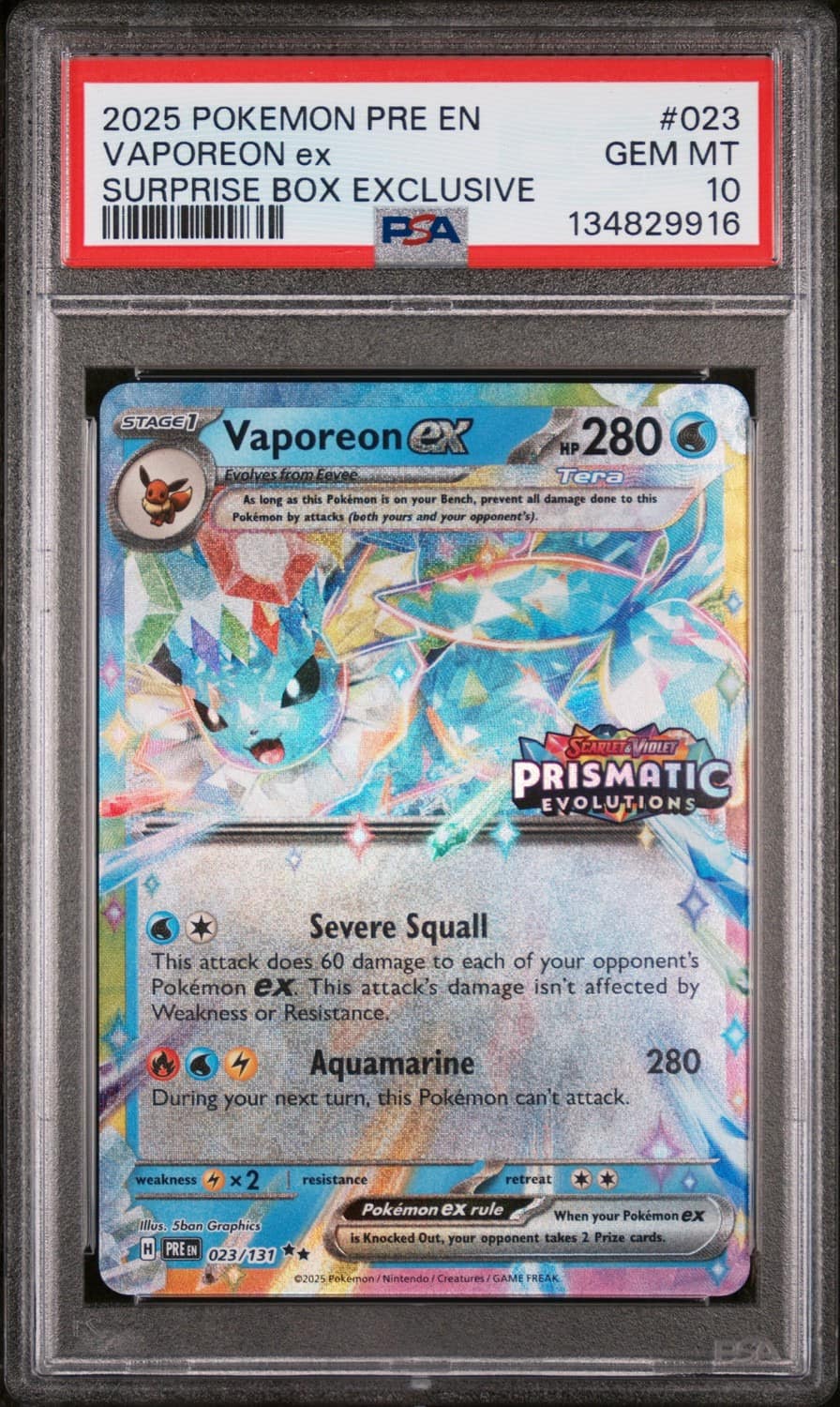 Vaporeon Ex