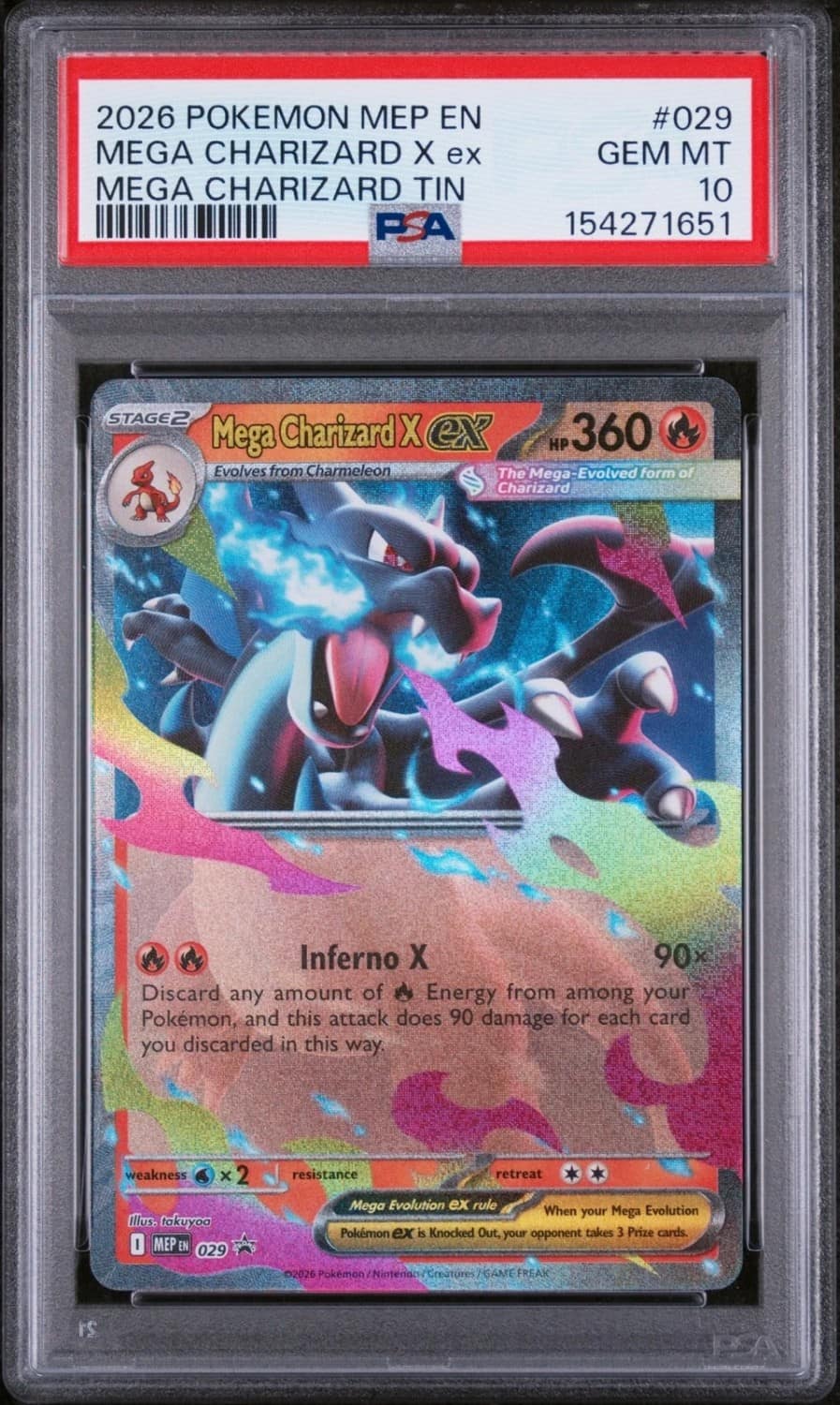 Mega Charizard X Ex