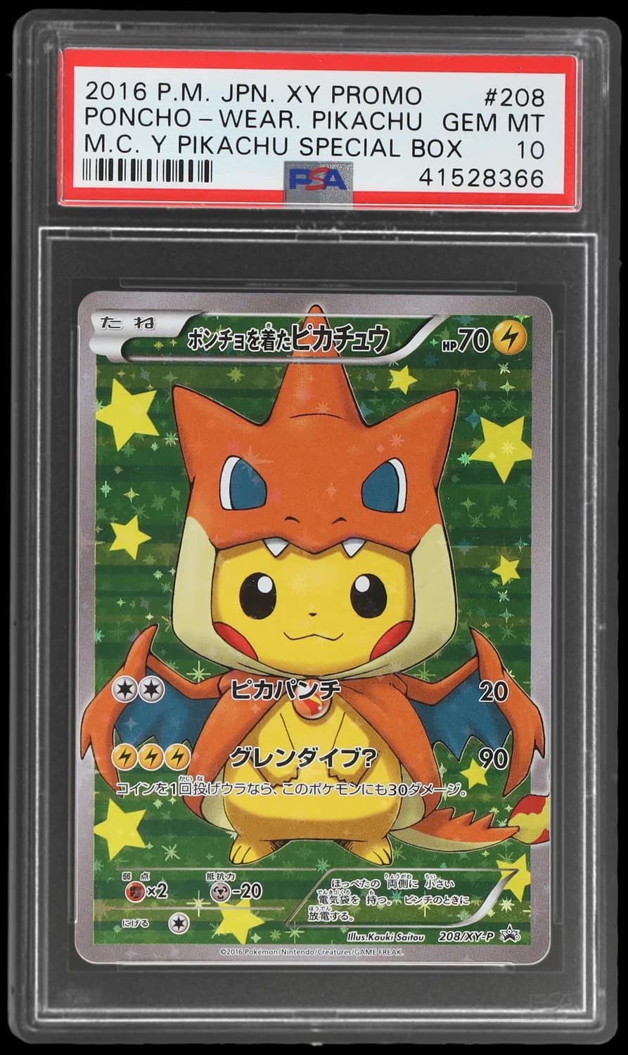 Poncho-Wearing Pikachu