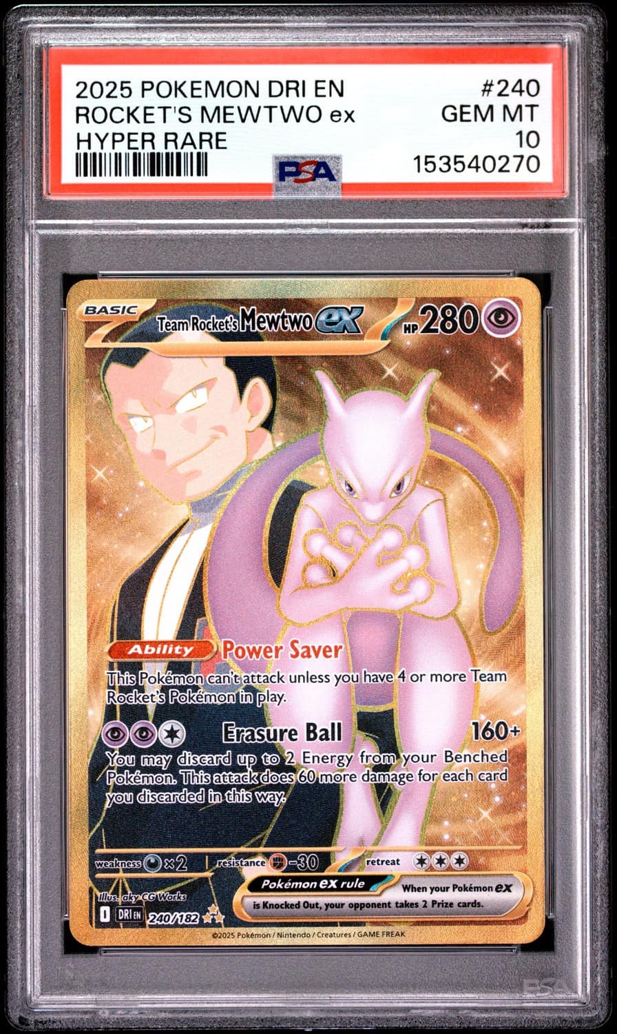 Rocket'S Mewtwo Ex