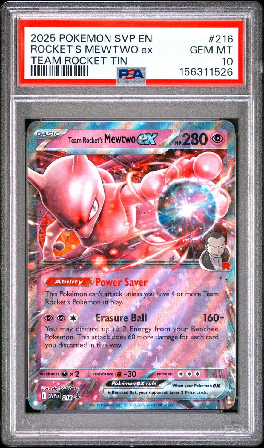 Rocket'S Mewtwo Ex