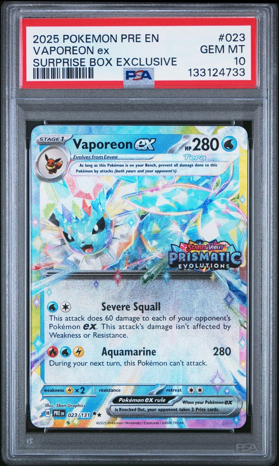 Vaporeon Ex