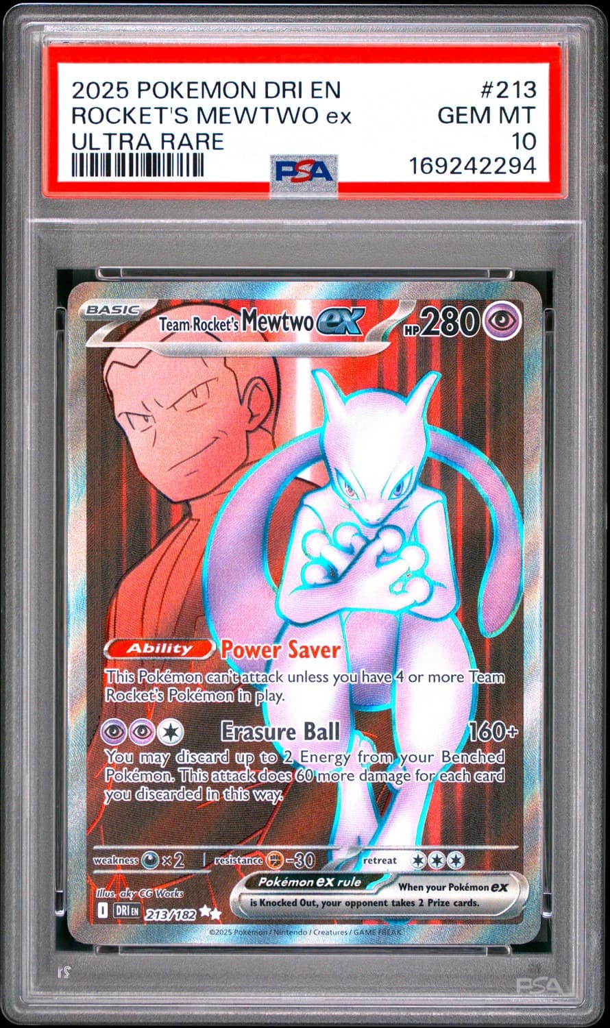 Rocket'S Mewtwo Ex