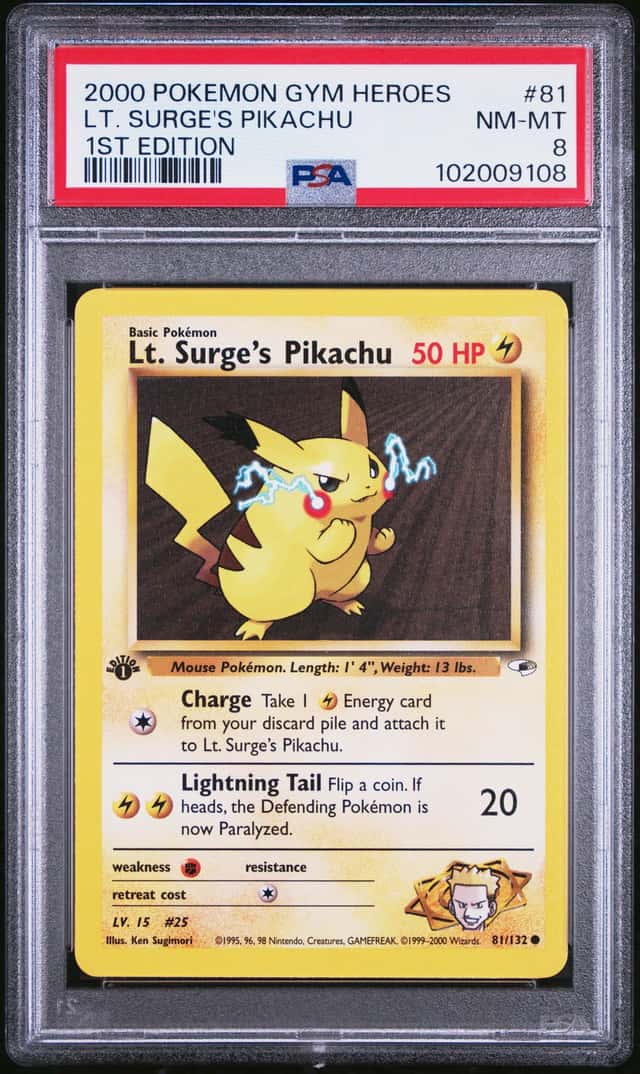 Lt. Surge's Pikachu