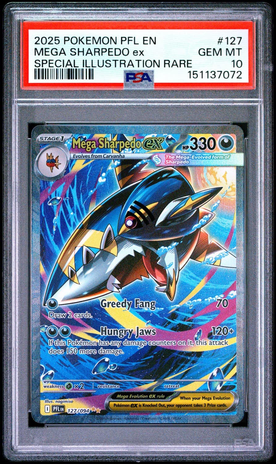 Mega Sharpedo Ex