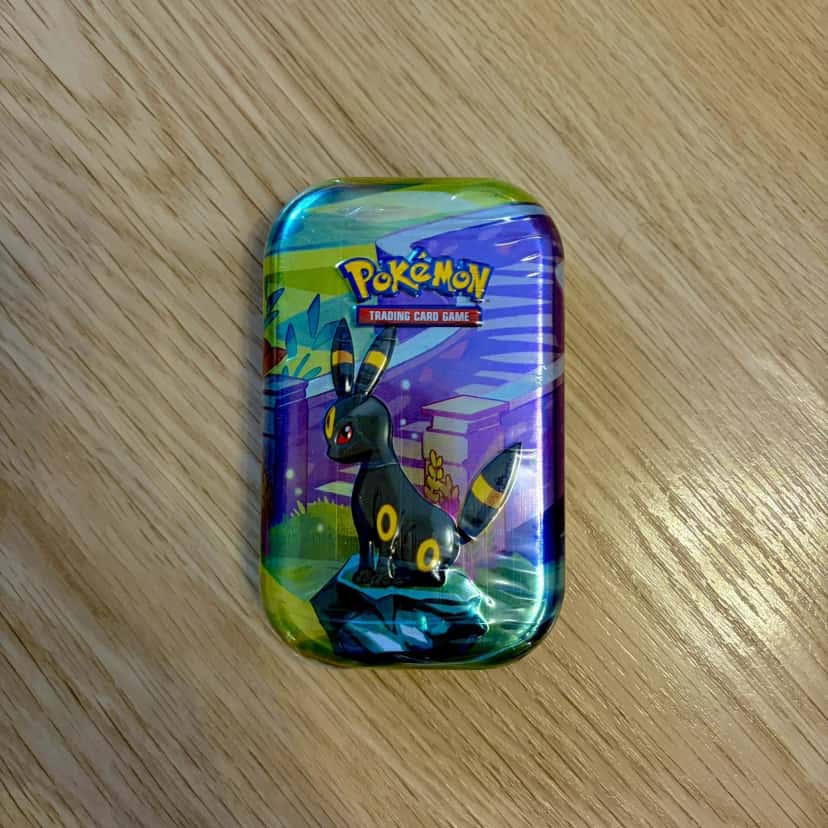 Prismatic Evolutions Umbreon Mini Tin tin