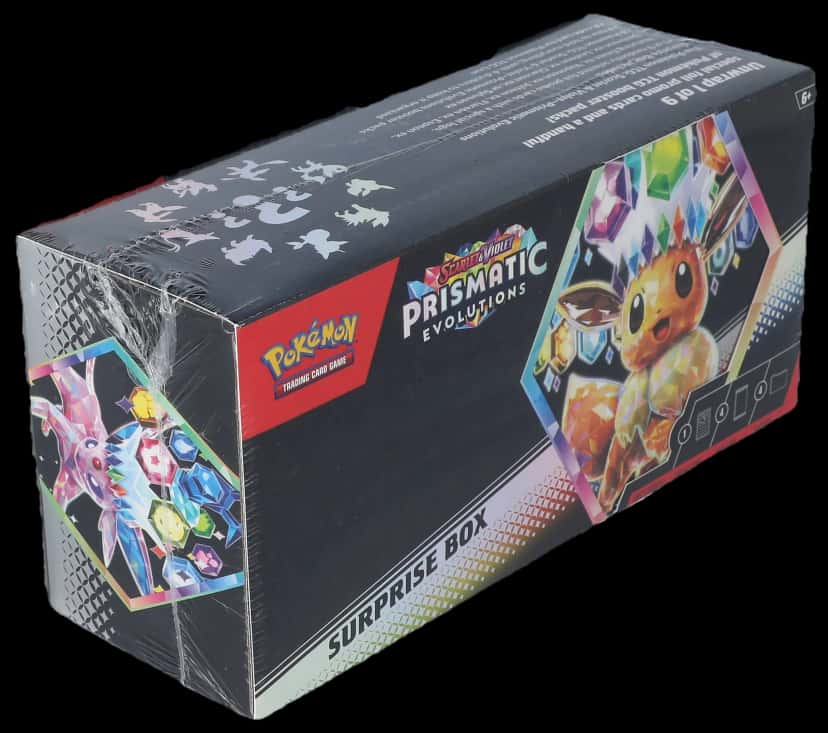 Prismatic Evolutions Surprise Box collection box
