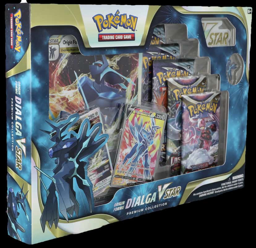 Pokemon Sword & Shield Origin Forme Dialga & Palkia Premium Collection collection box