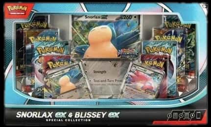 Prismatic Evolutions Snorlax & Blissey Special Collection collection box