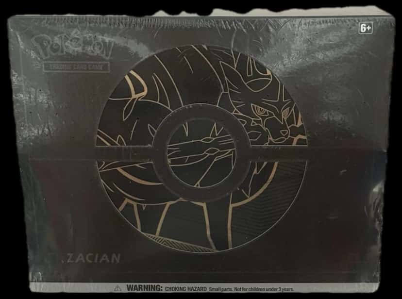 Sword & Shield Zacian & Zamazenta Elite Trainer Box Plus collection box