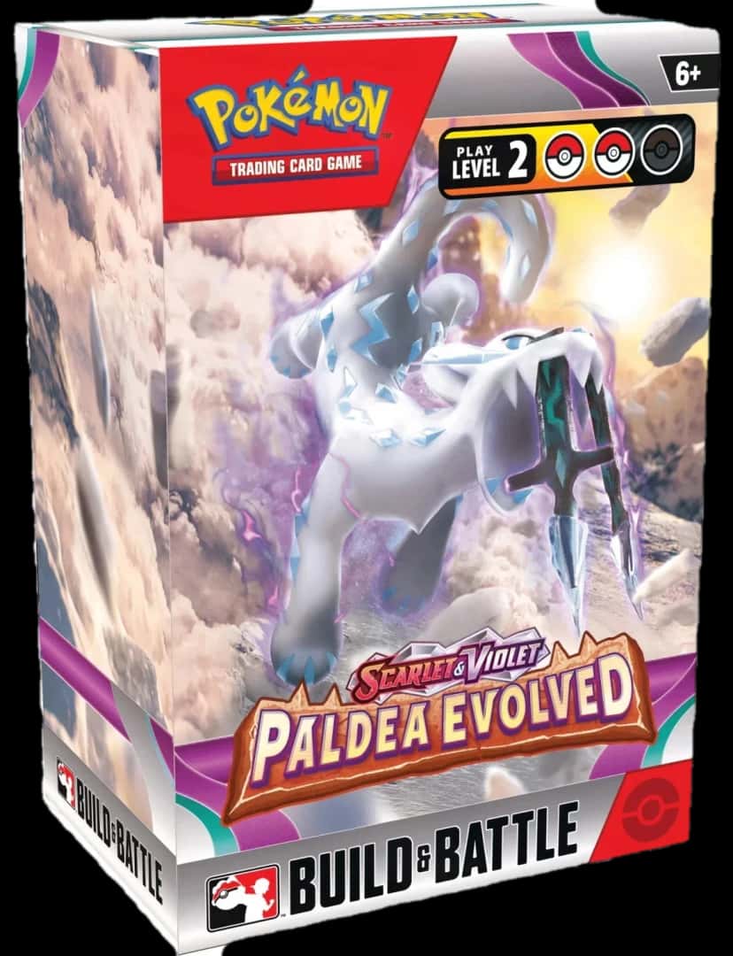 Paldea Evolved Build & Battle Kit collection box