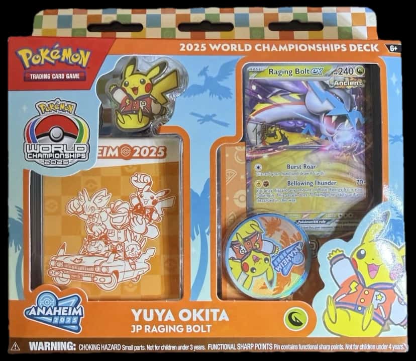 2025 World Championships Deck Yuya Okita Raging Bolt collection box