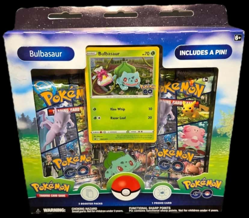 Pokemon Go Bulbasaur Pin Collection collection box