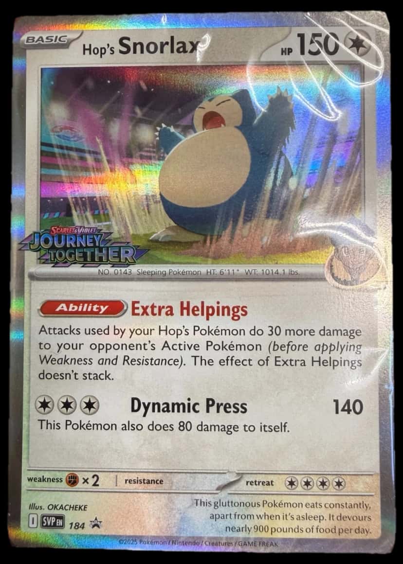 Journey Together Hops Snorlax 40 Card Deck deck
