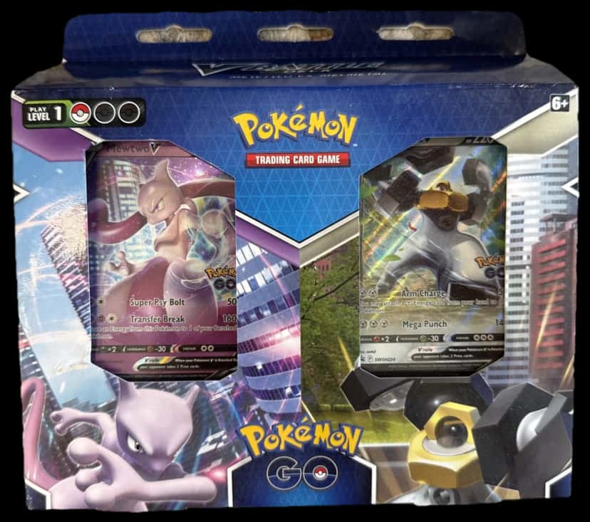 Pokemon Go Mewtwo Vs Melmetal V Battle Deck Bundle deck