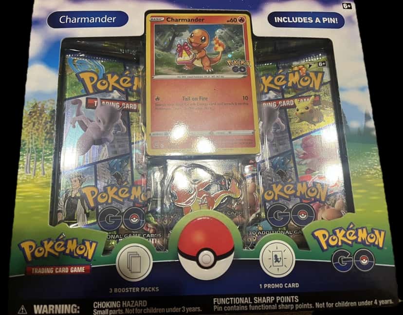Pokemon Go Charmander Pin Collection collection box