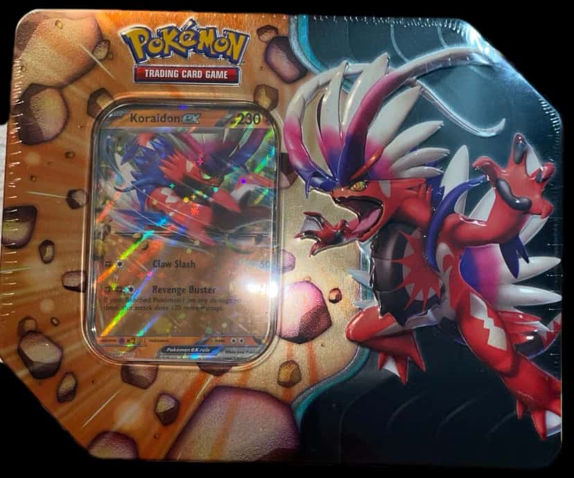 Paldea Evolved Paldea Legends Tin Koraidon tin