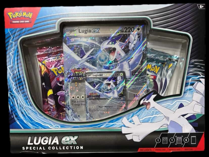 Prismatic Evolutions Lugia Special Collection collection box