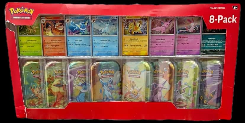 Prismatic Evolutions Mini Tin Box collection box